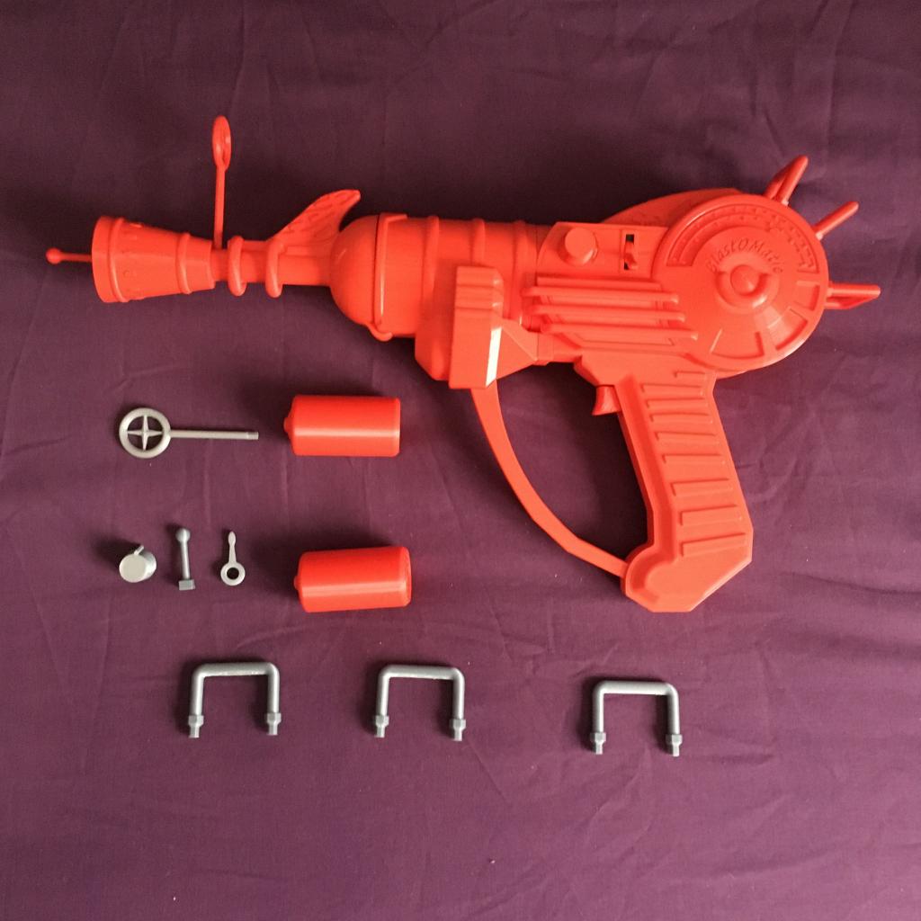 3D Printed Zombie Ray gun mk2 painted