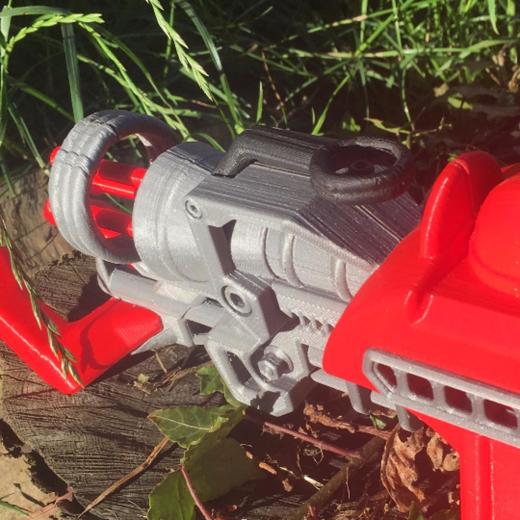 3D Printed Zombie Ray gun mk2