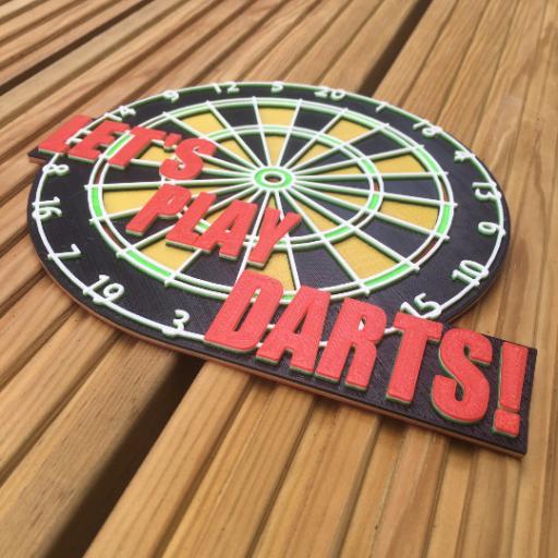 3D Printed Dart Board
